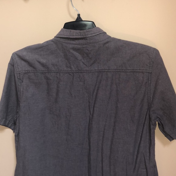 Galaxy Pocket Button down Short sleeve Shirt /ON THE BYAS - Picture 4 of 5